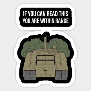 T95 seems to say - If you can read this you are within range Sticker